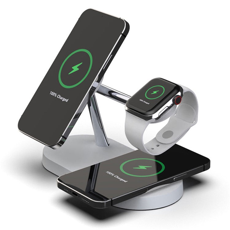 T268 5 in 1 Magnetic Wireless Charger for iPhone / Apple Watch / AirPods Charging Statio
