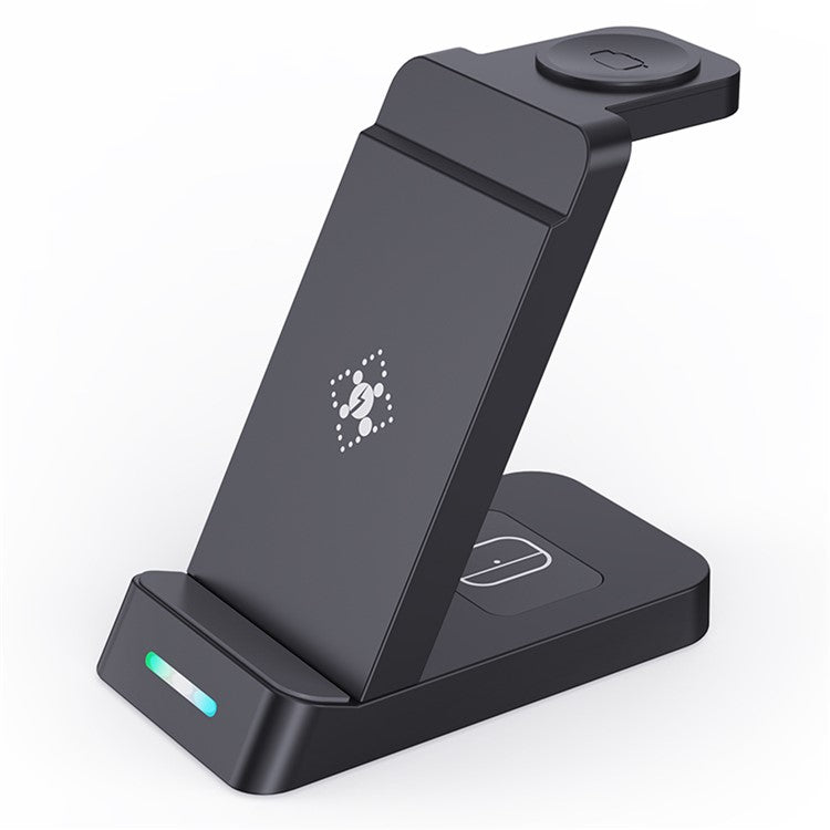 B-20A 3 in 1 Wireless Charger for Samsung Watch 3 / 4 / 5 / 6 / 7 /  Phone / Earphones Wireless Charging Stan