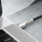 Baseus USB-C till USB-C kabel Cafule Series Metal 100W 5A 2m - Image 8