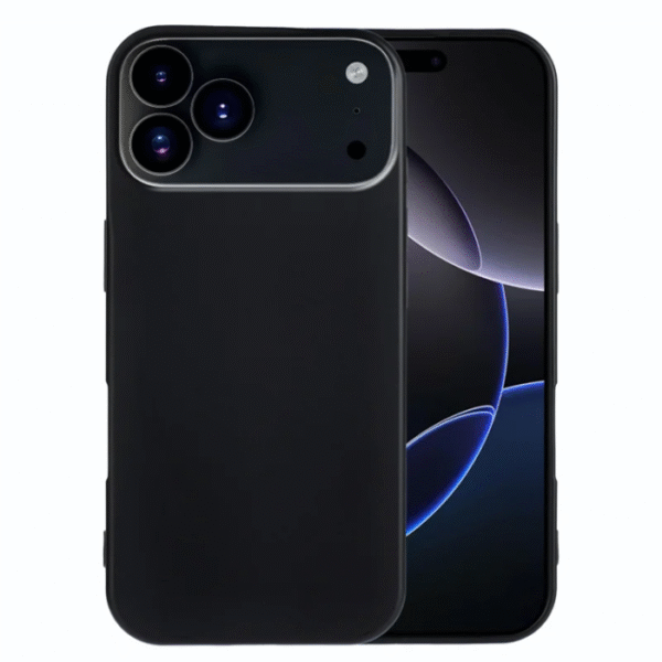 IPhone 17 Pro Mobilskal Soft TPU Matt - Svart