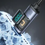 Priset är nedsatt med-37% Joyroom USB-C till USB-C kabel 100W med LED display 1.2m - Image 3