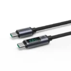 Priset är nedsatt med-37% Joyroom USB-C till USB-C kabel 100W med LED display 1.2m - Image 2