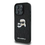 Karl Lagerfeld iPhone 16 Pro Max Mobilskal Karl & Chaoupette Head Pin - Svart - Image 2
