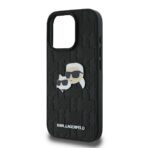 Karl Lagerfeld iPhone 16 Pro Max Mobilskal Karl & Chaoupette Head Pin - Svart - Image 5