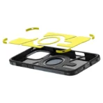 Spigen iPhone 16 Pro Max Mobilskal MagSafe Tough Armor - Metal Slate - Image 5