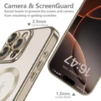 Tech-Protect iPhone 16 Pro Max Mobilskal Magsafe Magflex - Shiny Desert - Image 3